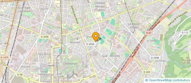 localisation de l'entreprise MADAME CHARLES KOUAKOU  GRENOBLE