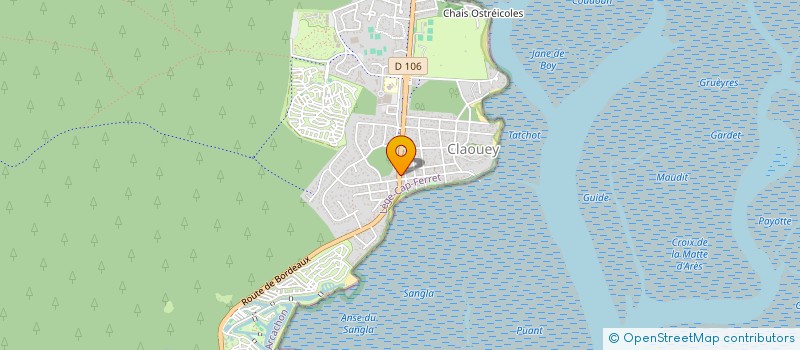 localisation de l'entreprise MADAME CHARLES SCHEDLER à LEGE-CAP-FERRET