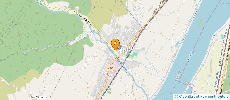 localisation de l'entreprise MADAME CHARLETTE BAUMANN  MEYSSE