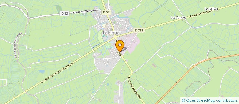 localisation de l'entreprise MADAME CHARLETTE DEVINEAU  LE PERRIER