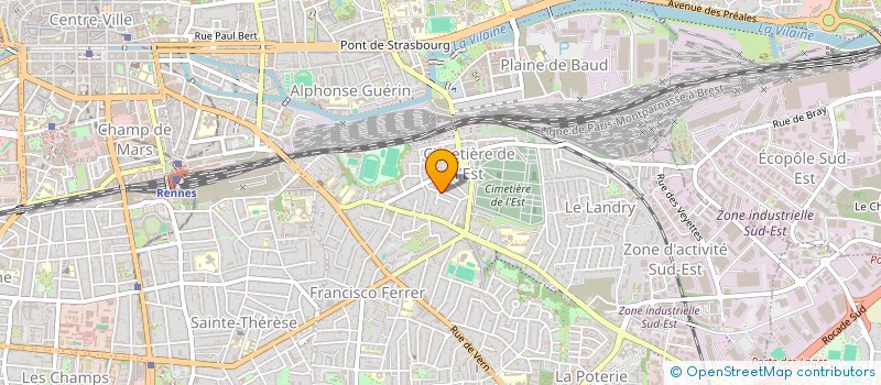 localisation de l'entreprise MADAME CHARLETTE MICHELIN  RENNES