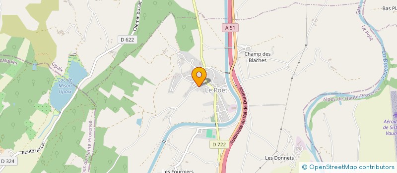 localisation de l'entreprise MADAME CHARLEY LHUILLERY  LE POET