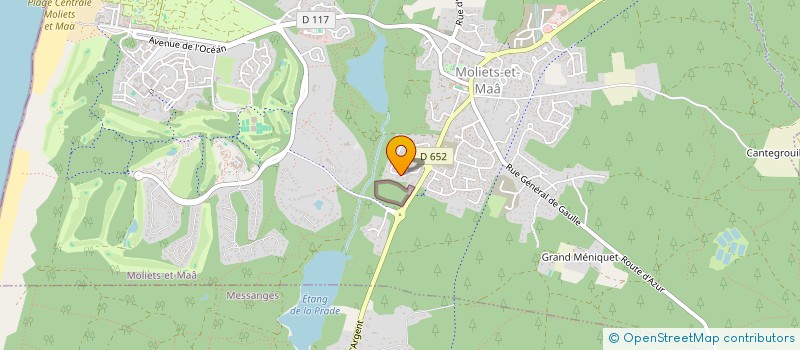 localisation de l'entreprise MADAME CHARLIE DEMANET  MOLIETS-ET-MAA