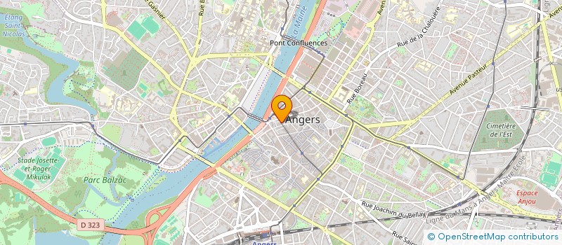 localisation de l'entreprise MADAME CHARLIE HUN à ANGERS