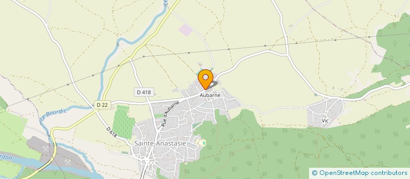 localisation de l'entreprise MADAME CHARLIE VALLET  SAINTE-ANASTASIE