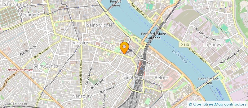 localisation de l'entreprise MADAME CHARLIE VUILLEMIN  BORDEAUX