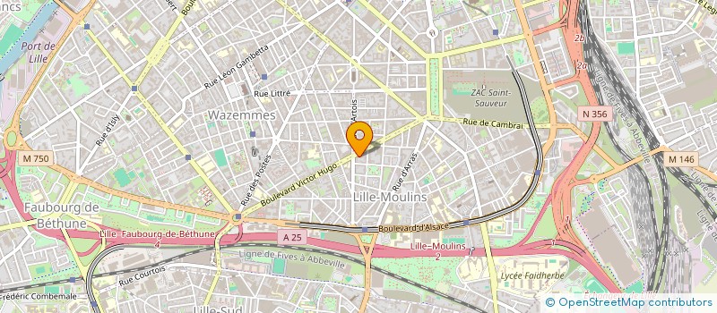 localisation de l'entreprise MADAME CHARLINE ALACUSOS à LILLE
