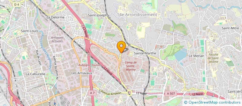 localisation de l'entreprise MADAME CHARLINE ALI MOHAMED à MARSEILLE