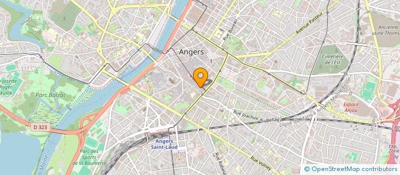 localisation de l'entreprise MADAME CHARLINE AMORIN à ANGERS