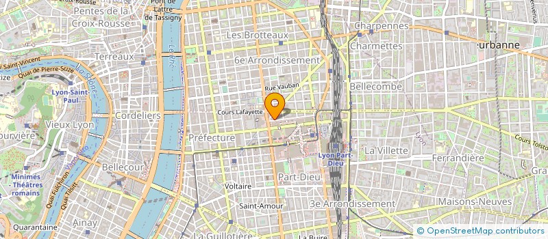 localisation de l'entreprise MADAME CHARLINE BADOUX  LYON