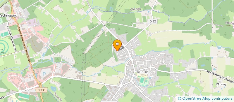 localisation de l'entreprise MADAME CHARLINE BEAUDOUX  RUAUDIN