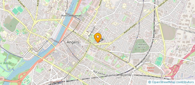 localisation de l'entreprise MADAME CHARLINE BELIN à ANGERS