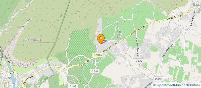 localisation de l'entreprise MADAME CHARLINE BELLAIL  VAUVERT