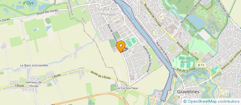 localisation de l'entreprise MADAME CHARLINE BERNARD  GRAND-FORT-PHILIPPE