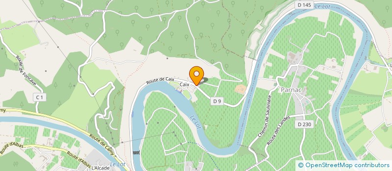 localisation de l'entreprise MADAME CHARLINE BERTELOOT  LUZECH