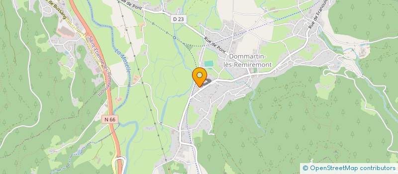 localisation de l'entreprise MADAME CHARLINE BILLOTTE à DOMMARTIN-LES-REMIREMONT