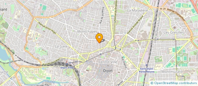 localisation de l'entreprise MADAME CHARLINE BINI  DIJON