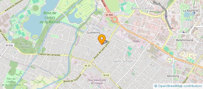 localisation de l'entreprise MADAME CHARLINE BLANCHET  TOURNEFEUILLE