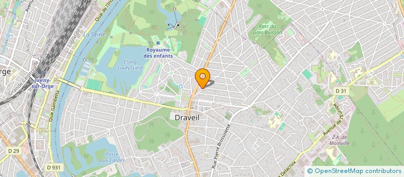 localisation de l'entreprise MADAME CHARLINE BLED  DRAVEIL