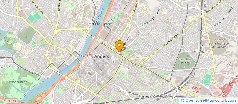 localisation de l'entreprise MADAME CHARLINE BODET  ANGERS