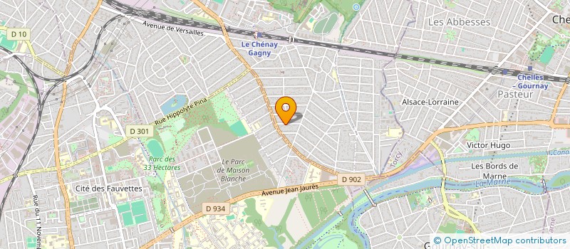 localisation de l'entreprise MADAME CHARLINE BOISDON  GAGNY