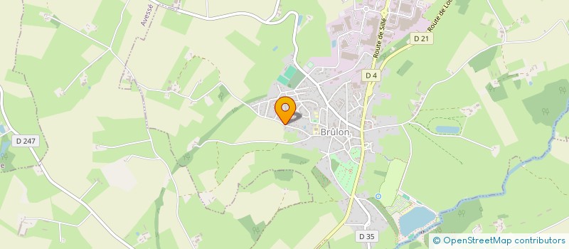 localisation de l'entreprise MADAME CHARLINE BOISSE  BRULON