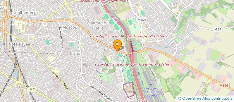 localisation de l'entreprise MADAME CHARLINE BONNAFOUS à TOULOUSE
