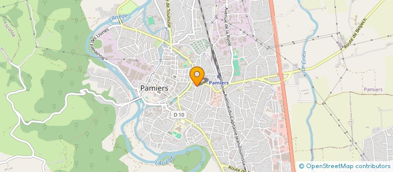 localisation de l'entreprise MADAME CHARLINE BONNY à PAMIERS