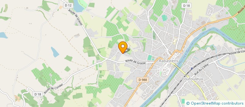 localisation de l'entreprise MADAME CHARLINE BOSC  RABASTENS