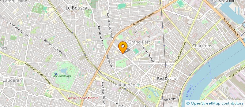 localisation de l'entreprise MADAME CHARLINE BOULAY  BORDEAUX