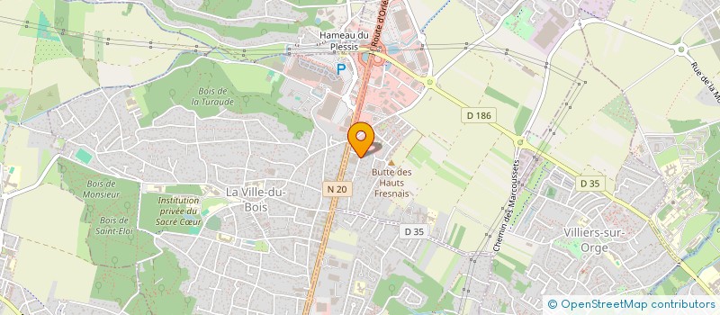localisation de l'entreprise MADAME CHARLINE BOUVARD à BALLAINVILLIERS
