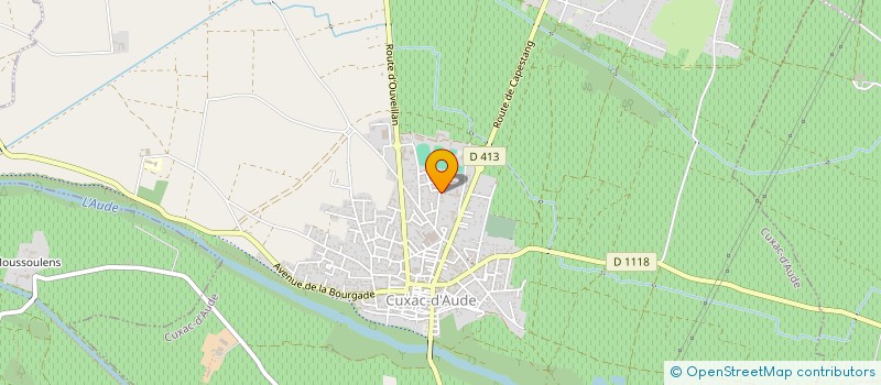 localisation de l'entreprise MADAME CHARLINE BRAINEZ  CUXAC-D'AUDE