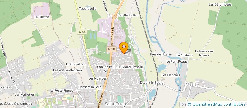 localisation de l'entreprise MADAME CHARLINE BRILLARD à SAINT-OUEN