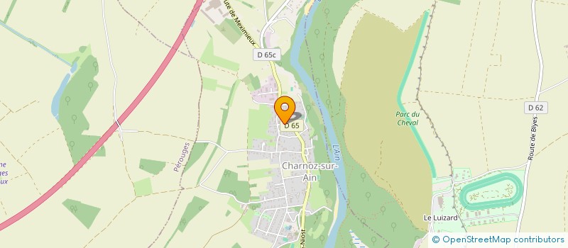 localisation de l'entreprise MADAME CHARLINE BRUNO à CHARNOZ-SUR-AIN