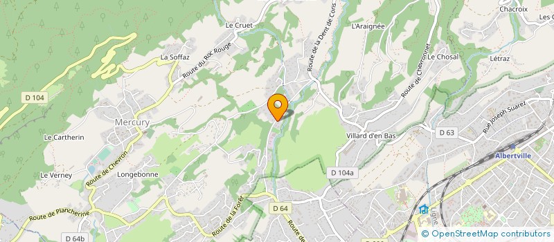 localisation de l'entreprise MADAME CHARLINE BUCARI  VALENCE