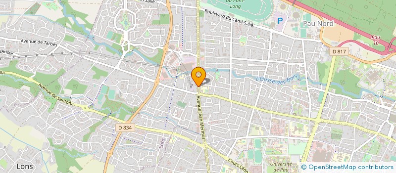 localisation de l'entreprise MADAME CHARLINE CAISSA à LONS