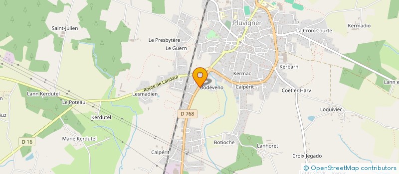 localisation de l'entreprise MADAME CHARLINE CAMENEN  PLUVIGNER
