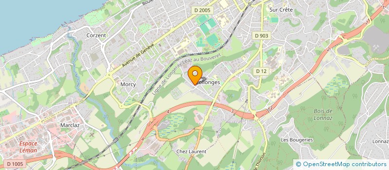 localisation de l'entreprise MADAME CHARLINE CARREAU à THONON-LES-BAINS