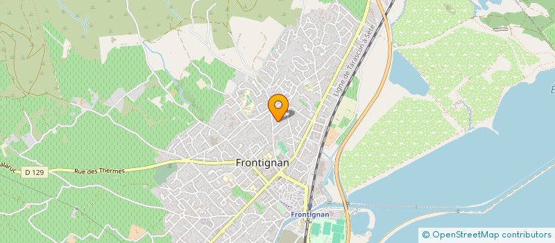 localisation de l'entreprise MADAME CHARLINE CAUSSE à FRONTIGNAN