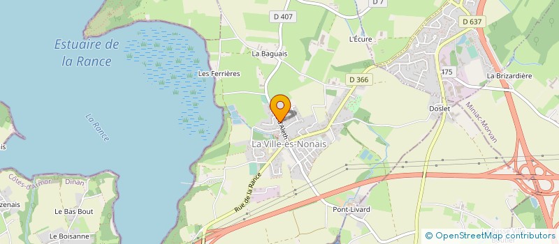 localisation de l'entreprise MADAME CHARLINE CHARLINE MARTINET  LA VILLE-ES-NONAIS