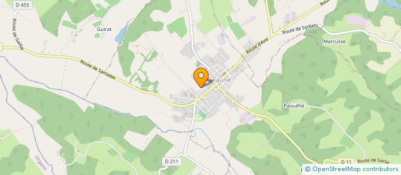 localisation de l'entreprise MADAME CHARLINE CHAROT  GEAUNE