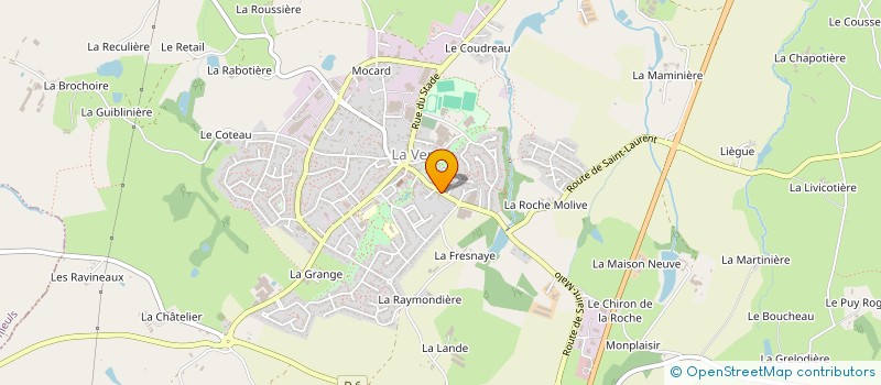 localisation de l'entreprise MADAME CHARLINE CHATEAU  CHANVERRIE