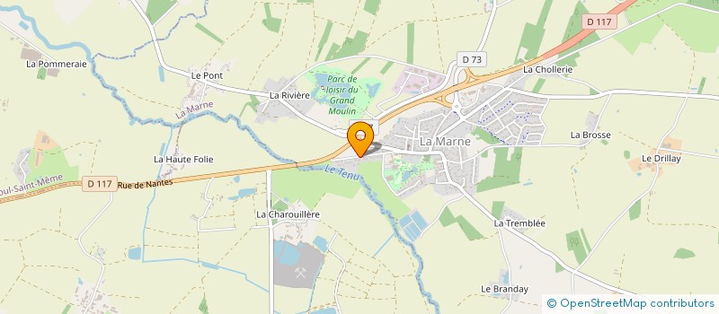 localisation de l'entreprise MADAME CHARLINE CHAULOUX  LA MARNE