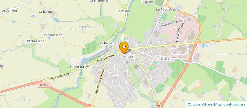 localisation de l'entreprise MADAME CHARLINE CLAIREMBAULT à LYS-HAUT-LAYON