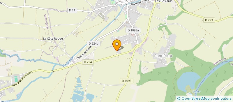 localisation de l'entreprise MADAME CHARLINE COLAS  ROCHE-D'AGOUX