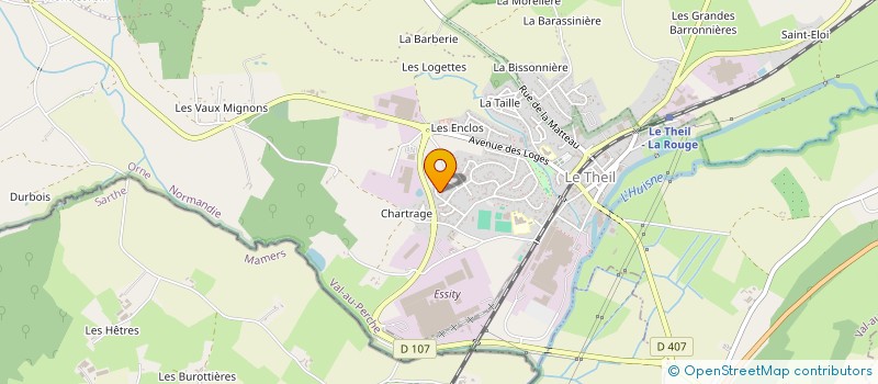 localisation de l'entreprise MADAME CHARLINE CONTE à VAL-AU-PERCHE