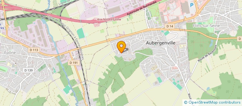 localisation de l'entreprise MADAME CHARLINE CORDIN  AUBERGENVILLE