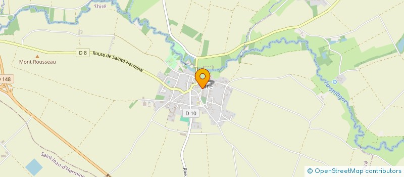 localisation de l'entreprise MADAME CHARLINE CREUZARD  THIRE