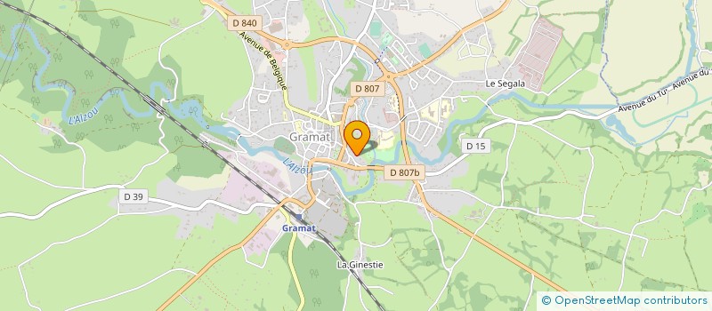 localisation de l'entreprise MADAME CHARLINE CROLOT  GRAMAT