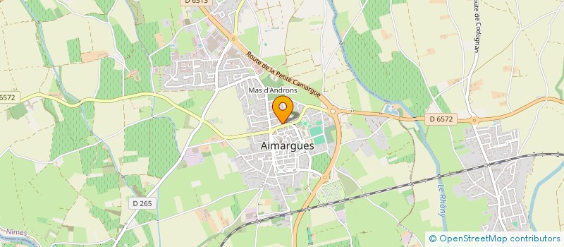 localisation de l'entreprise MADAME CHARLINE CUGNOD à AIMARGUES